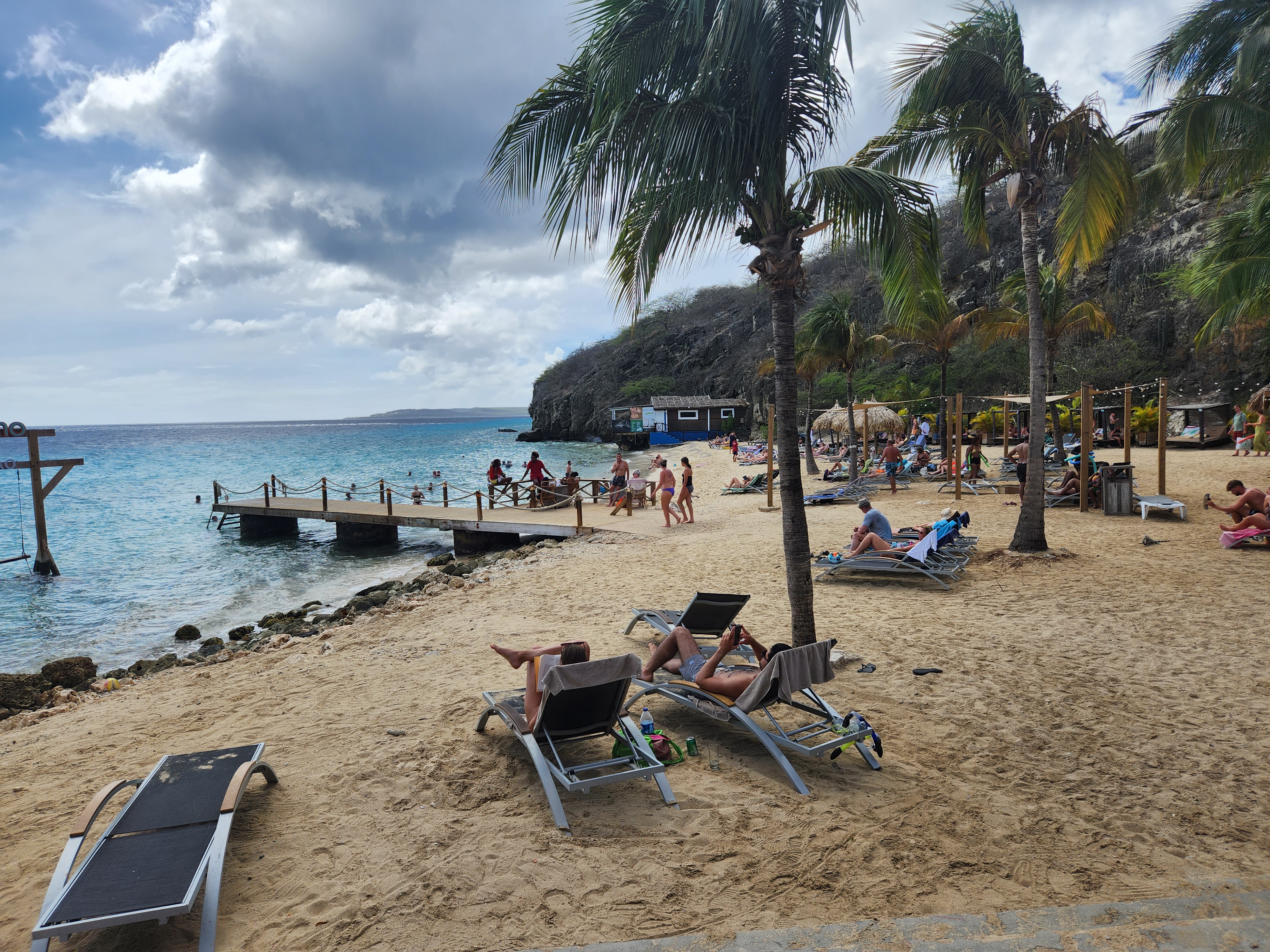 View from the bar